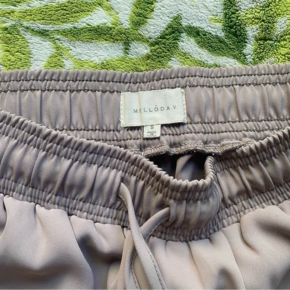 MELLODAY Mauve Drawstring Pants